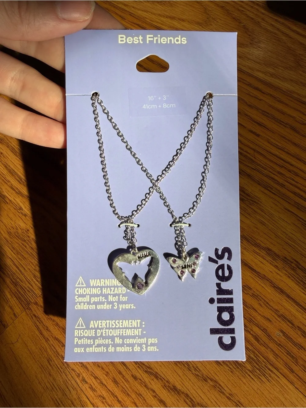 NWT-Claire’s Mama & Mini BFF Necklaces